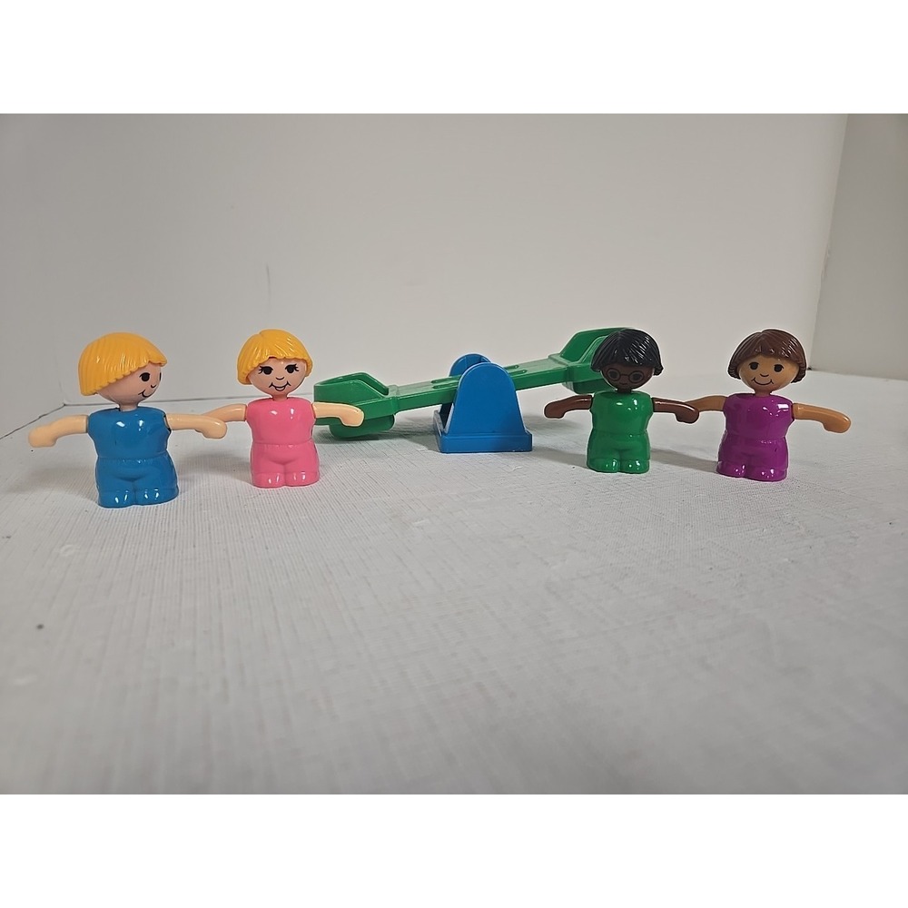 Barney Dinosaur School House Playground Replacements 1993 4 Kids Seesaw